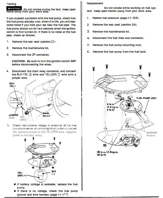 Honda ecu don't prime fuel pump